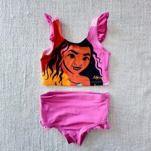 Hanna Andersson x Disney Moana 2pc Swimsuit PLAY 3T
